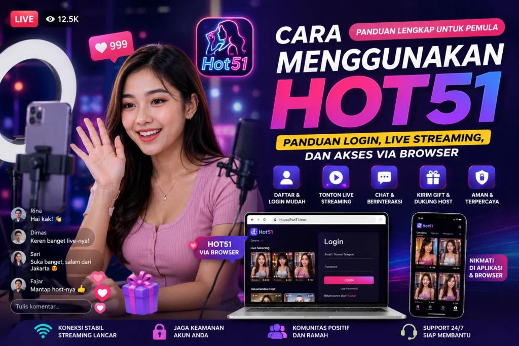 Menggunakan Hot51